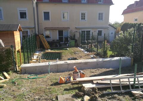 Doppelstabgitterzaun in 2340 Mödling Niederösterreich 09