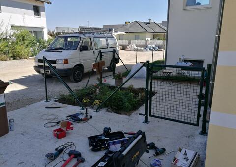 Maschendrahtzaun in 2353 Guntramsdorf Niederösterreich 07