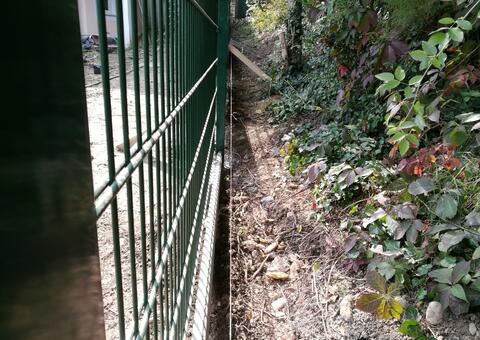 Doppelstabgitterzaun in 2333 Leopoldsdorf Niederösterreich 06