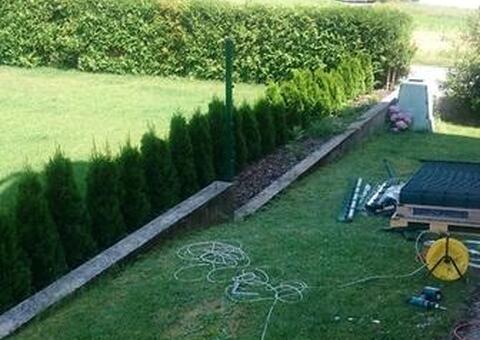 Doppelstabgitterzaun in 2721 Bad Fischau Niederösterreich 02