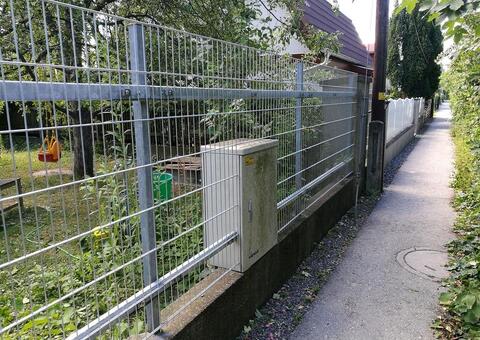 Doppelstabgitterzaun in 1020 Wien 17
