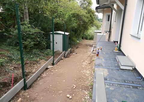 Doppelstabgitterzaun in 2333 Leopoldsdorf Niederösterreich 03