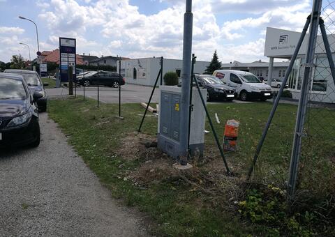 Maschendrahtzaun in 2514 Traiskirchen Niederösterreich 06