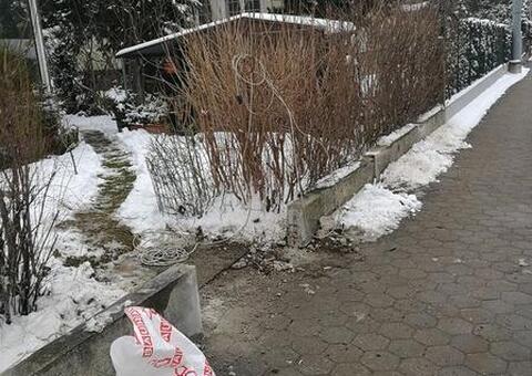 Doppelstabgitterzaun in 1130 Wien 06