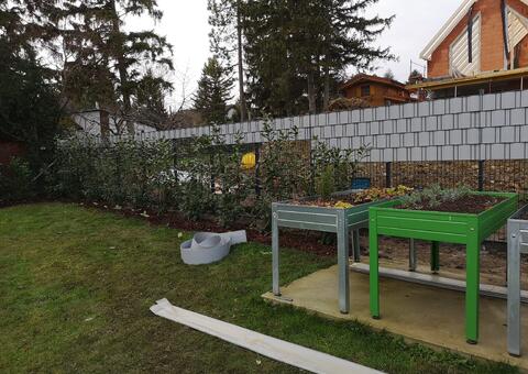 Doppelstabgitterzaun mit Sichtschutz in 2345 Brunn am Gebirge Niederösterreich 11