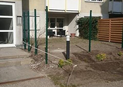 Doppelstabgitterzaun in 1140 Wien 08