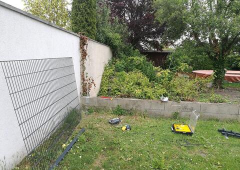 Doppelstabgitterzaun in 2291 Lassee Niederösterreich 06