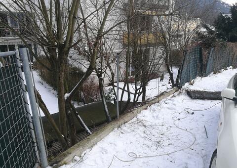 Doppelstabgitterzaun in 2340 Mödling Niederösterreich 01