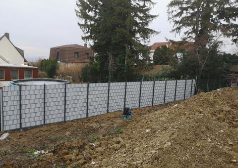 Doppelstabgitterzaun mit Sichtschutz in 2345 Brunn am Gebirge Niederösterreich 15