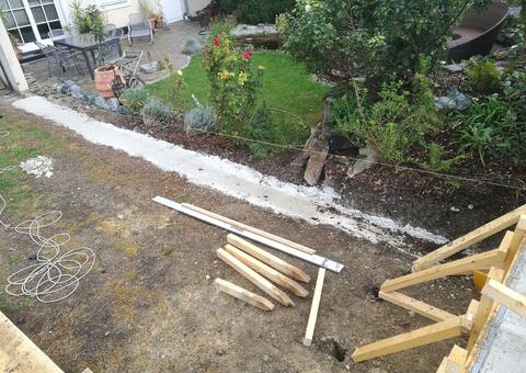 Doppelstabgitterzaun in 2340 Mödling Niederösterreich 05