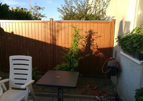 Doppelstabgitterzaun in 1220 Wien 15