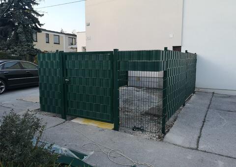 Doppelstabgitterzaun Müllplatz in 2540 Bad Vöslau Niederösterreich 09