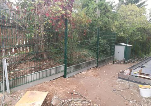 Doppelstabgitterzaun in 2333 Leopoldsdorf Niederösterreich 04