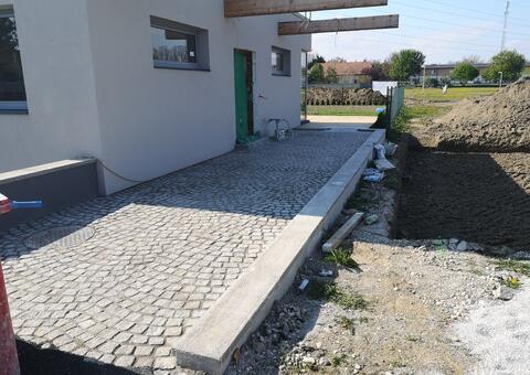 Doppelstabgitterzaun 7201 Neudörfl Niederösterreich 01