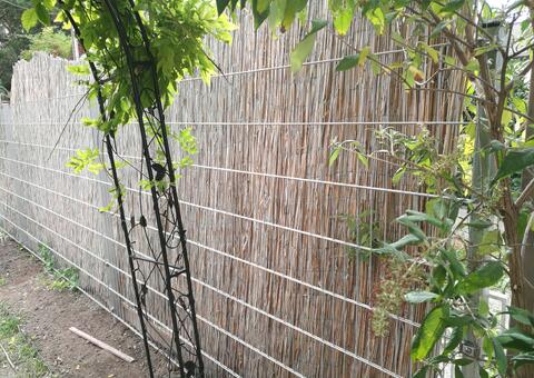 Doppelstabgitterzaun in 1220 Wien 08