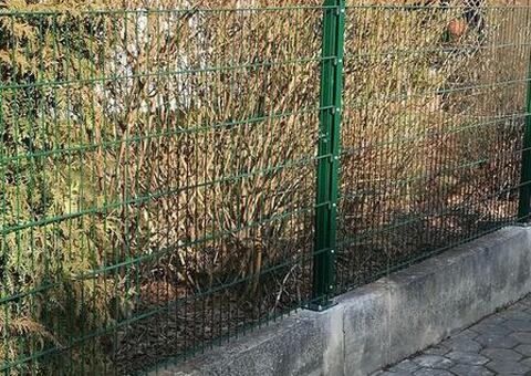 Doppelstabgitterzaun in 1130 Wien 07
