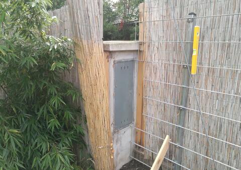 Doppelstabgitterzaun in 1220 Wien 05