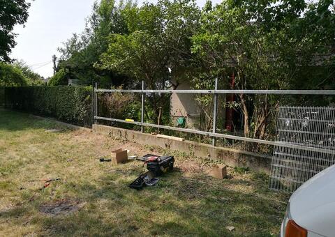 Doppelstabgitterzaun in 1020 Wien 07