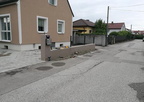 Doppelstabgitterzaun in 3151 St. Pölten-ST. Georgen Niederösterreich 06