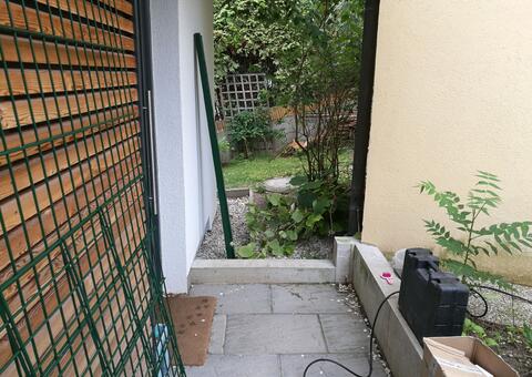 Doppelstabgitterzaun in 2345 Brunn am Gebirge Niederösterreich 01