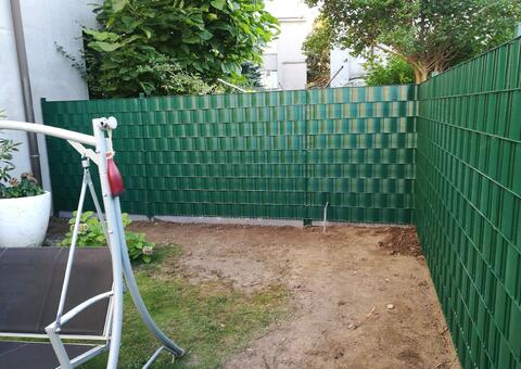 Doppelstabgitterzaun in 1220 Wien 08