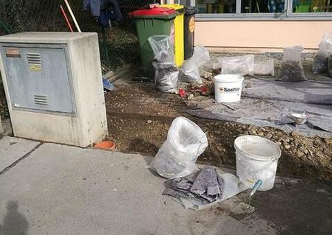 Doppelstabgitterzaun in 1230 Wien 02