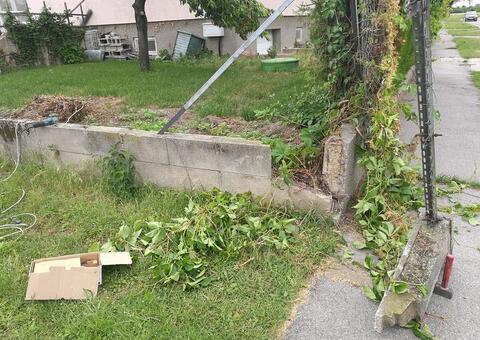 Doppelstabgitterzaun in 2291 Lassee Niederösterreich 02