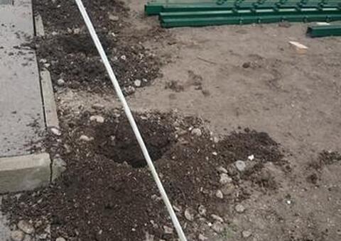 Doppelstabgitterzaun in 1140 Wien 05