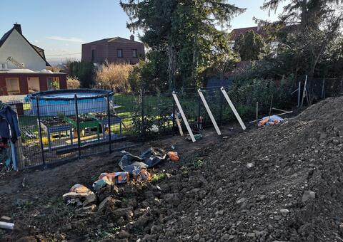 Doppelstabgitterzaun mit Sichtschutz in 2345 Brunn am Gebirge Niederösterreich 05