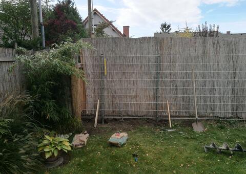 Doppelstabgitterzaun in 1220 Wien 04