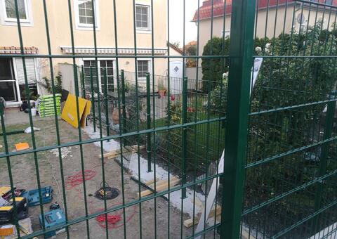 Doppelstabgitterzaun in 2340 Mödling Niederösterreich 12