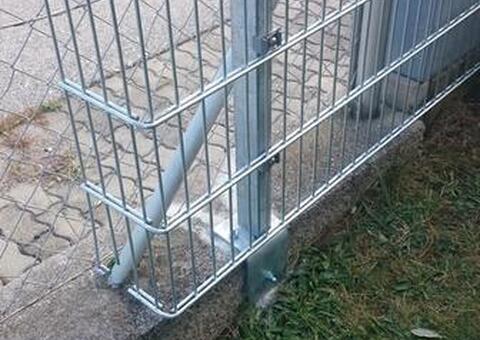 Doppelstabgitterzaun in 2721 Bad Fischau Niederösterreich 08