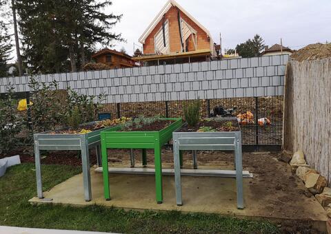 Doppelstabgitterzaun mit Sichtschutz in 2345 Brunn am Gebirge Niederösterreich 10