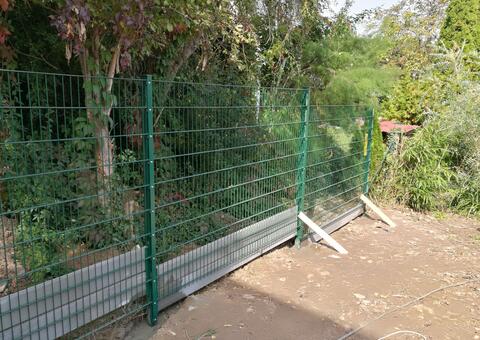 Doppelstabgitterzaun in 2333 Leopoldsdorf Niederösterreich 09