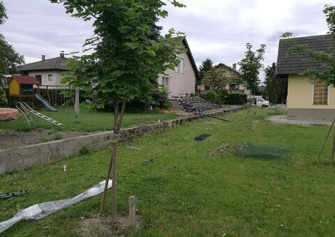 Doppelstabgitterzaun in 2291 Lassee Niederösterreich 05