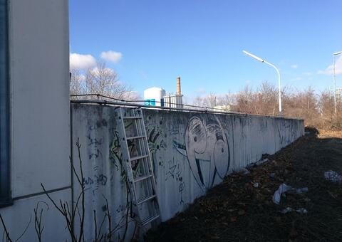 Doppelstabgitterzaun in 2340 Mödling Niederösterreich 01