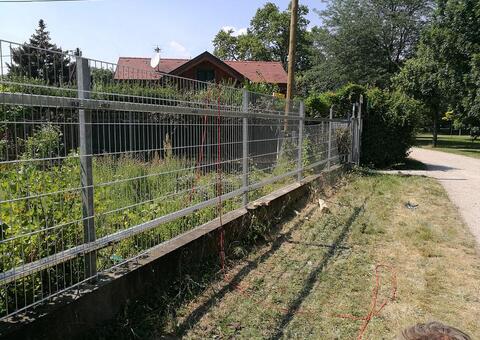 Doppelstabgitterzaun in 1020 Wien 10