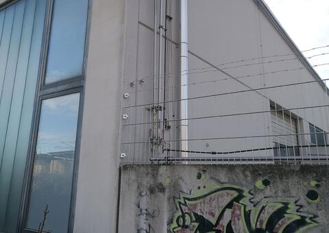 Doppelstabgitterzaun in 2340 Mödling Niederösterreich 07