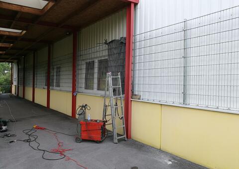 Doppelstabgitterzaun in 2362 Biedermannsdorf Niederösterreich 01