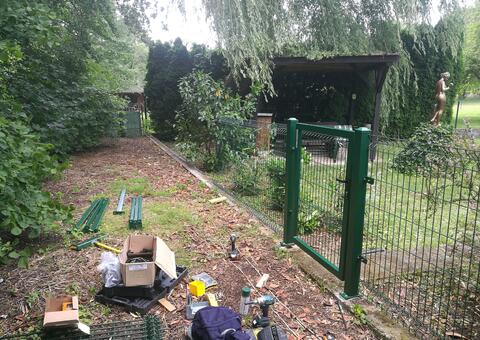 Doppelstabgitterzaun in 2532 Heiligenkreuz Niederösterreich 06