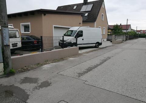 Doppelstabgitterzaun in 3151 St. Pölten-ST. Georgen Niederösterreich 04