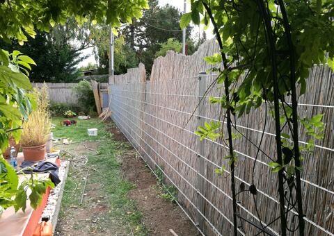 Doppelstabgitterzaun in 1220 Wien 07