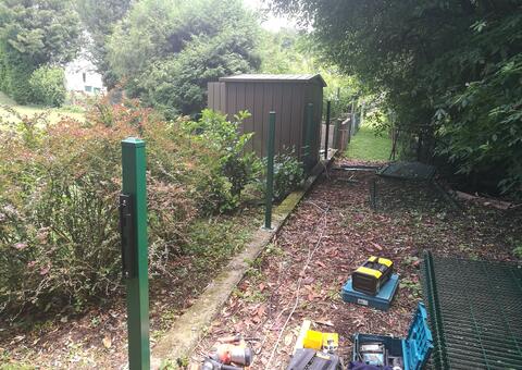 Doppelstabgitterzaun in 2532 Heiligenkreuz Niederösterreich 04