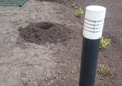 Doppelstabgitterzaun in 1140 Wien 06