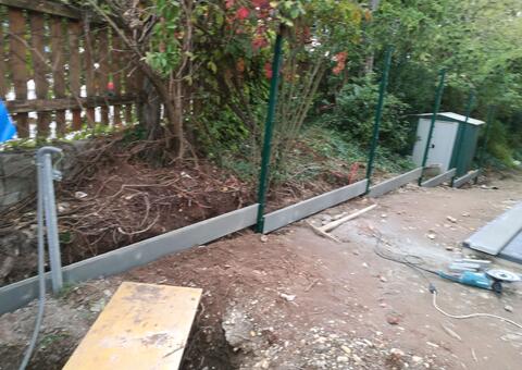 Doppelstabgitterzaun in 2333 Leopoldsdorf Niederösterreich 01