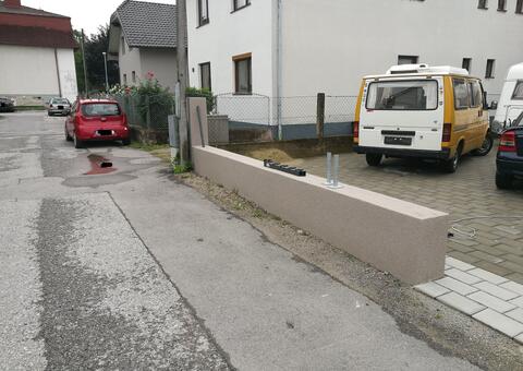 Doppelstabgitterzaun in 3151 St. Pölten-ST. Georgen Niederösterreich 01