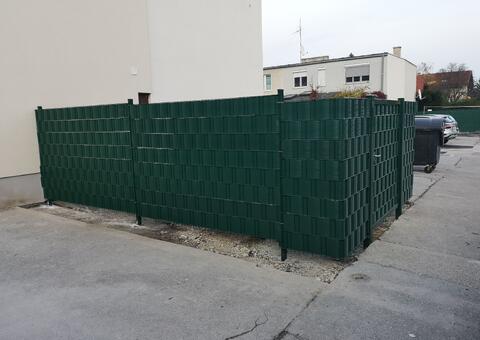 Doppelstabgitterzaun Müllplatz in 2540 Bad Vöslau Niederösterreich 11