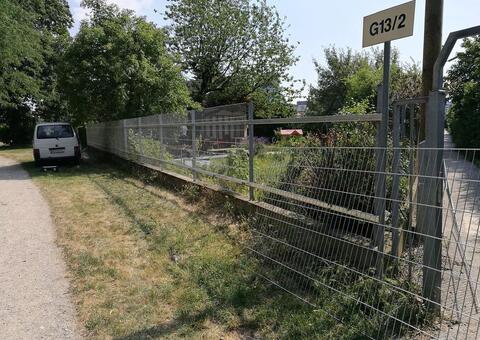 Doppelstabgitterzaun in 1020 Wien 12