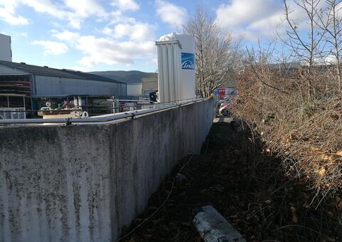 Doppelstabgitterzaun in 2340 Mödling Niederösterreich 02